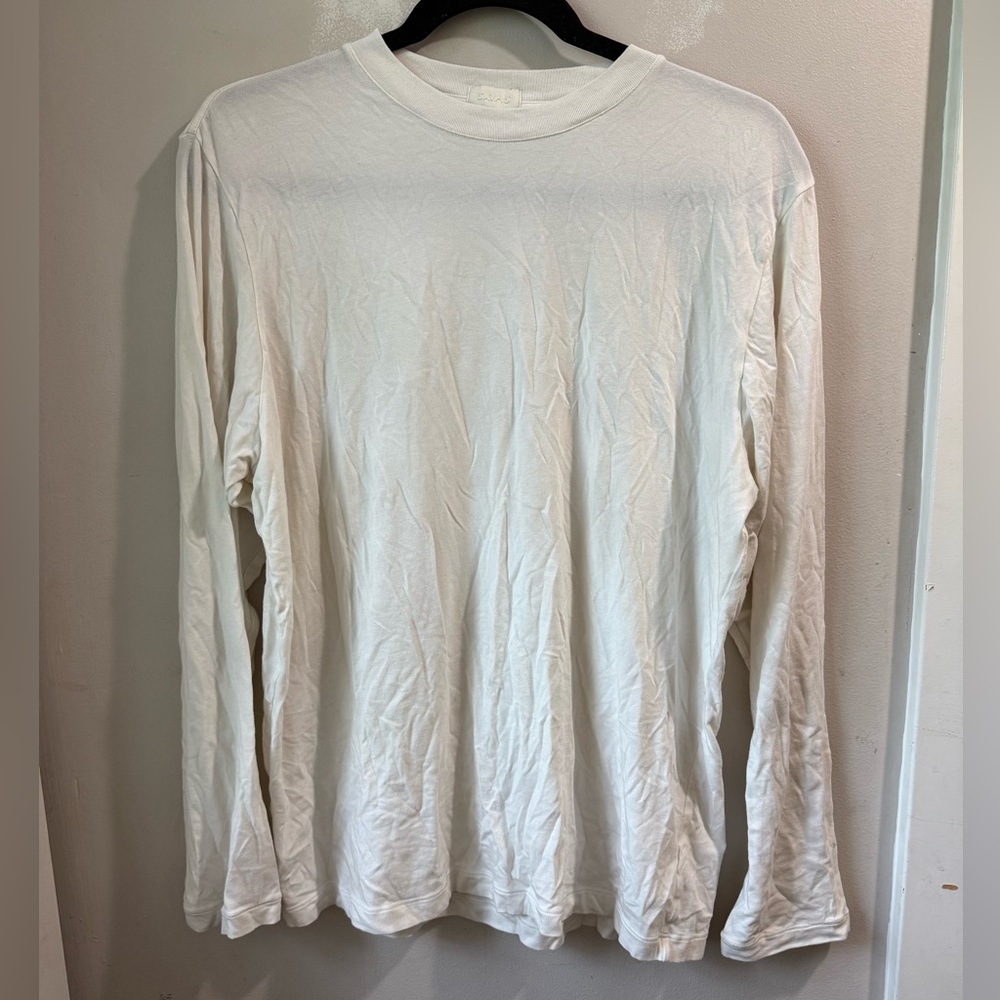SKIMS boyfriend long sleeve tee- marble